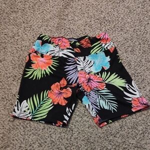 Floral Print Girl Sleep Shorts
